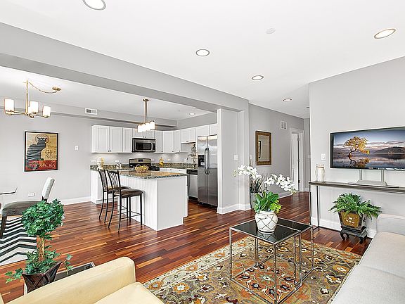 view of kitchen from living area