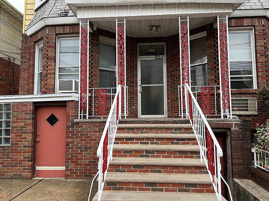 Unit is first floor on the left of the building