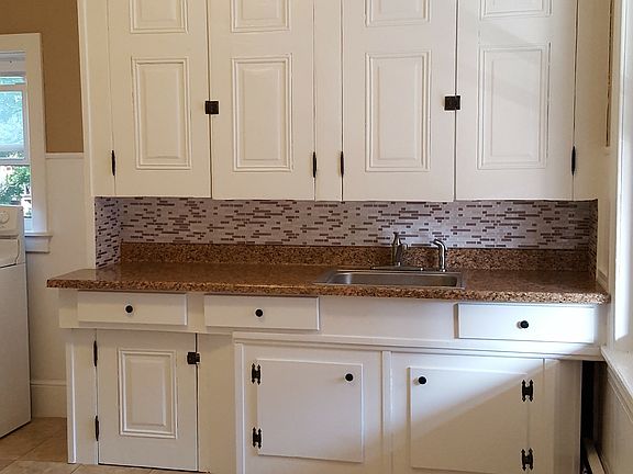 Kitchen with new countertop and sink