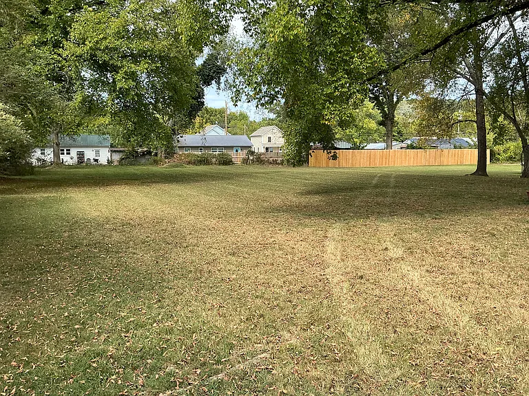 Back yard is huge