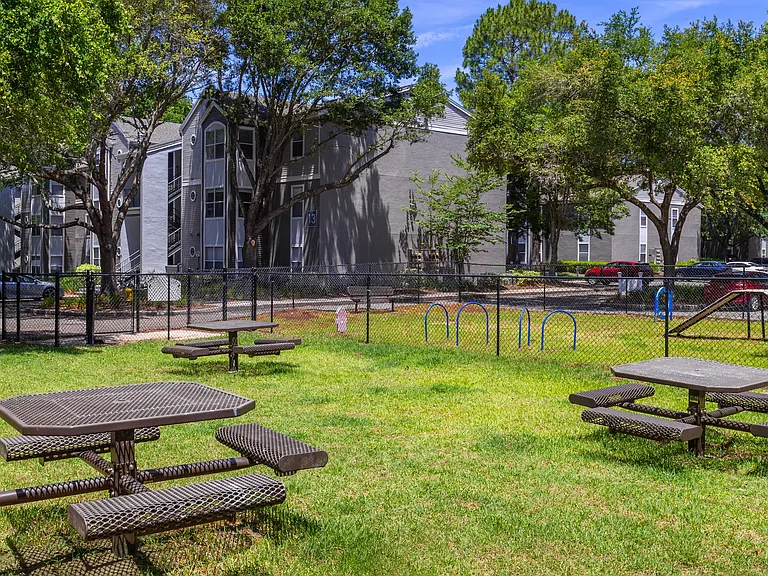 Our community green space offers a relaxing spot to eat, meet neighbors, or let pets enjoy the dog park right next door.