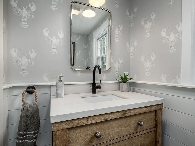 1st floor half bath