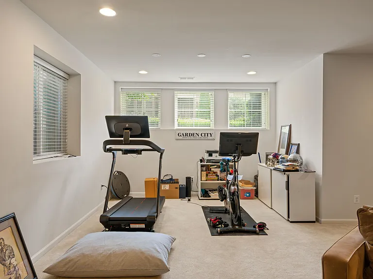 Fitness area in the Basement