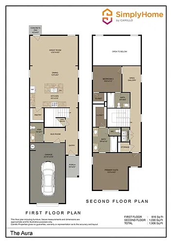 Floor plan 15319 Estrella West