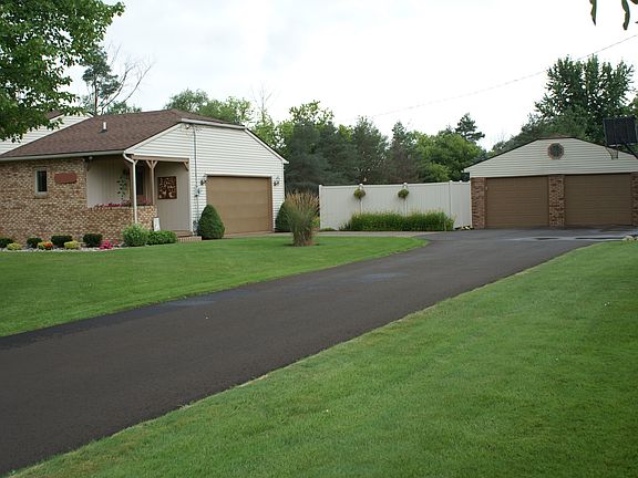 New blacktop driveway