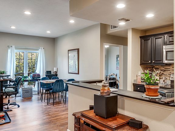 View of dining area from living room