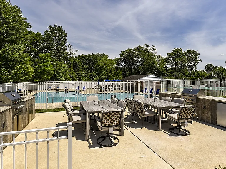 Seating by pool