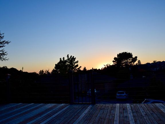 Sunset from front deck.