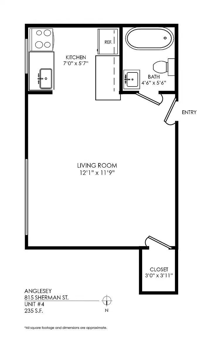 Floor plan Studio
