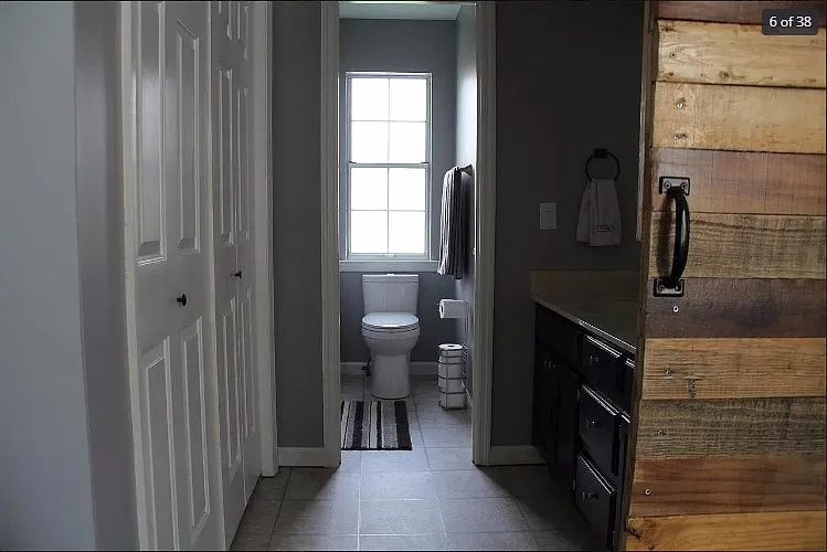Upstairs master bath.
