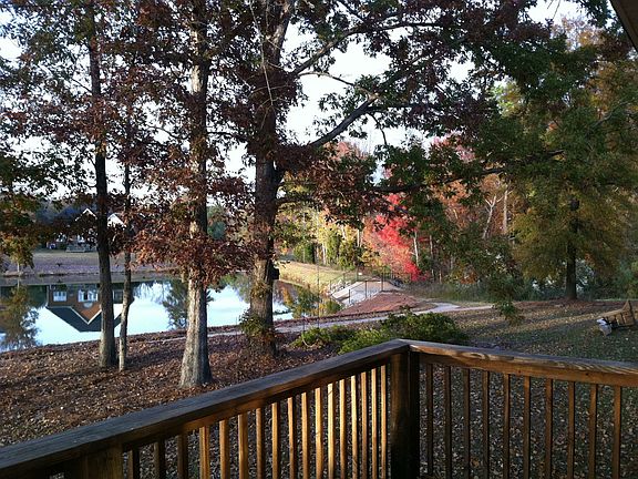 View of pond from back deck