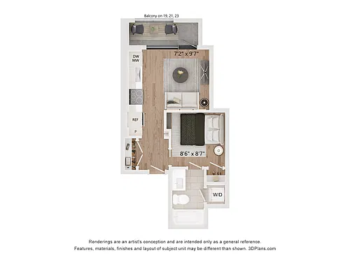 Floor plan B01