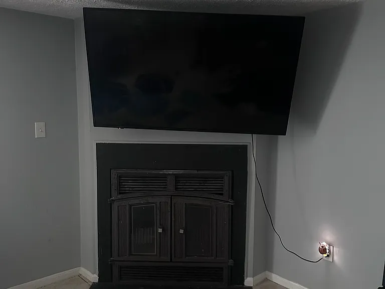 Fully Finished basement with fireplace