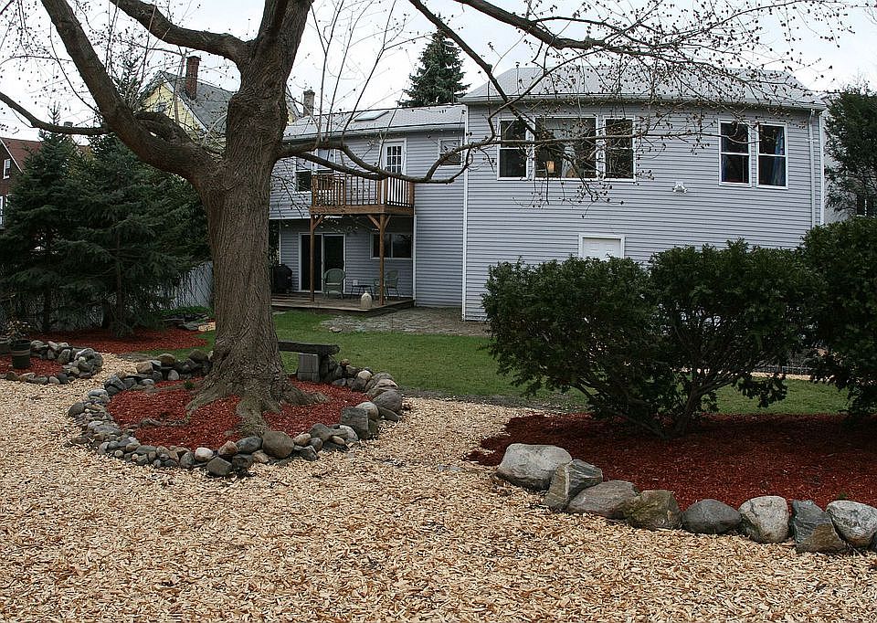 Private back yard