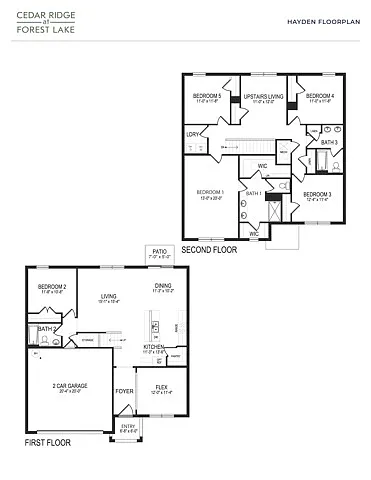Floor plan Hayden