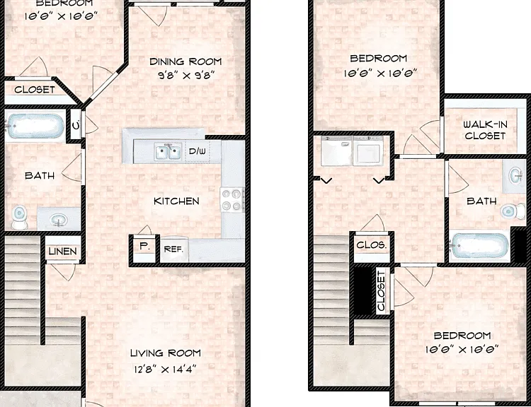 D1 Floorplan Diagram
