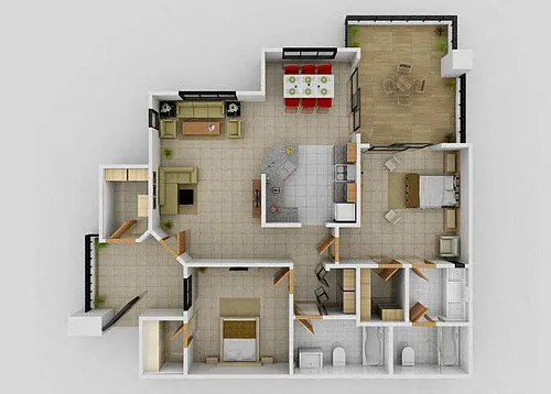 Floor plan Bach