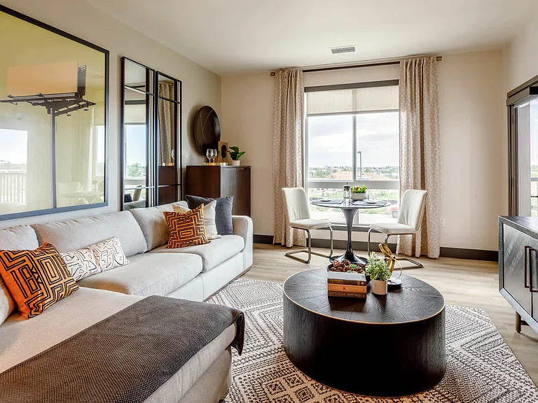 Living Room with Hard Surface Flooring