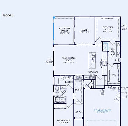 Odyssey Floor Plan, Quick Move-In Home, Floor 1