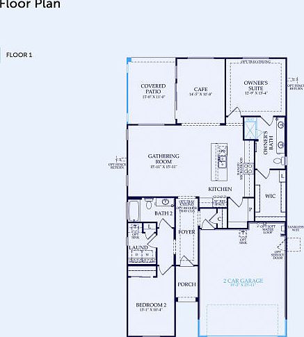 Odyssey Floor Plan, Quick Move-In Home, Floor 1