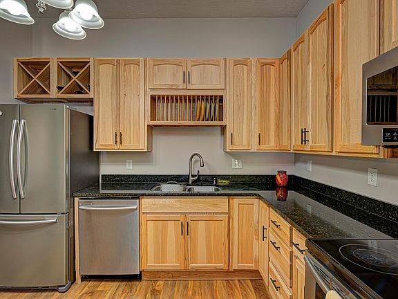Beautiful real hickory wood cabinets