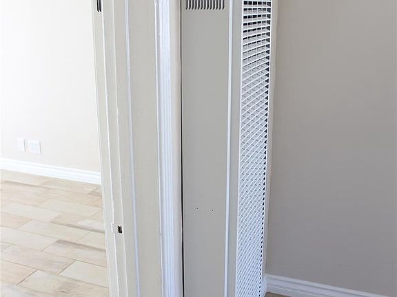 New dual facing wall heater to warm up the entire place!