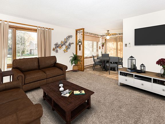 Liv Room - virtually staged