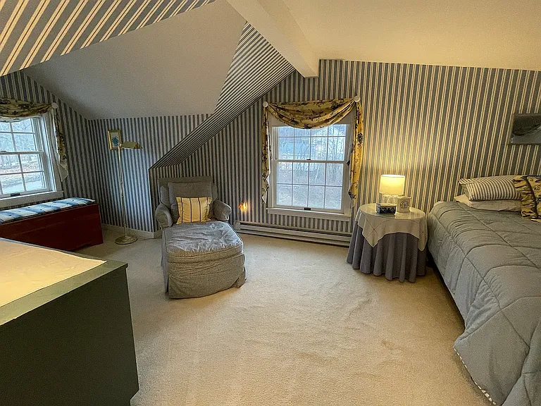 Bedroom 2 (Queen bed, 1 standard closet, 1 dresser, 1 bureau, 1 cedar chest)