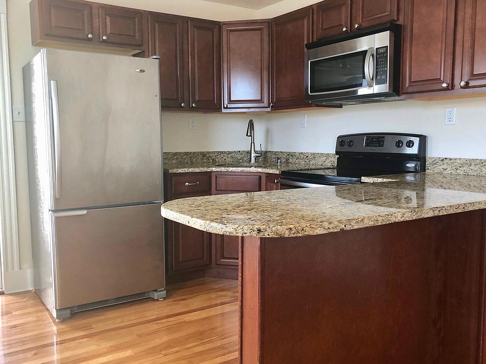 Beautifully updated kitchen with stainless appliances and stunning granite.