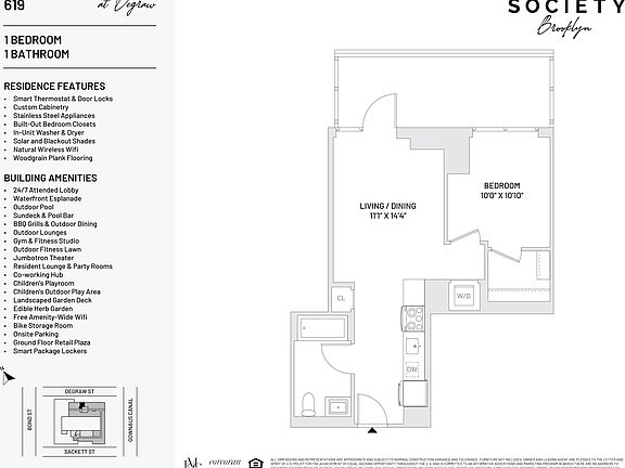 2nd image of 500 Degraw St #619