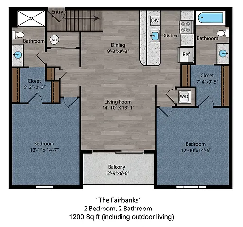 Floor plan The Fairbanks