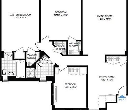 2nd image of 215 W 78th St APT 8B