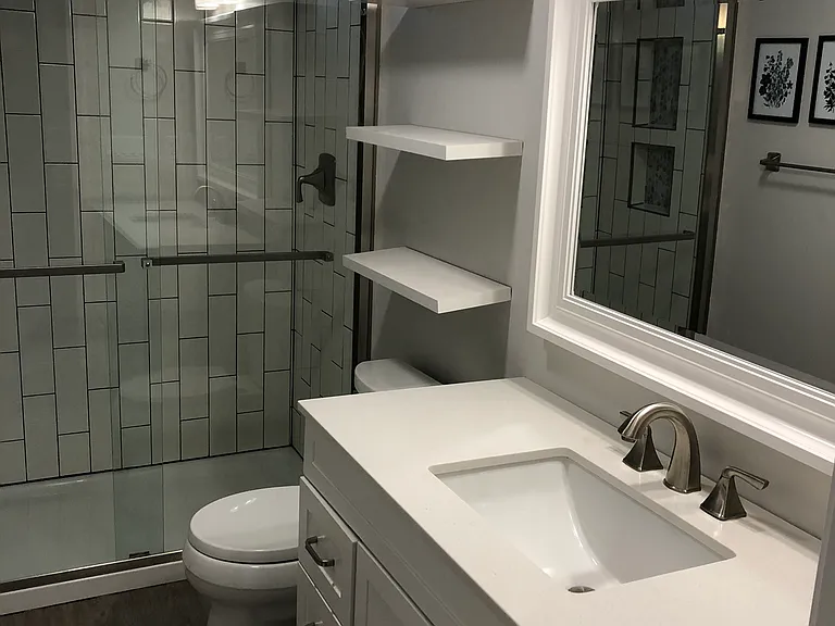 Basement bathroom