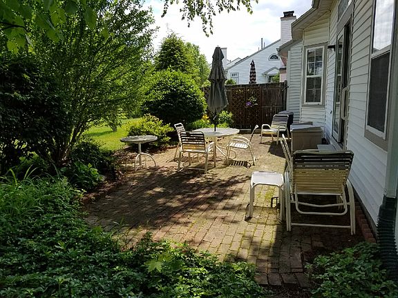 Back patio and gardens