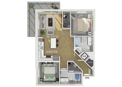 Floor plan B1