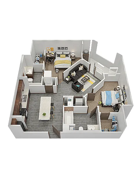 Floor plan B3