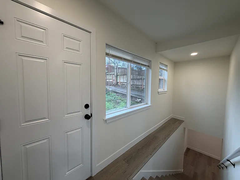 stairs to basement (access to backyard)