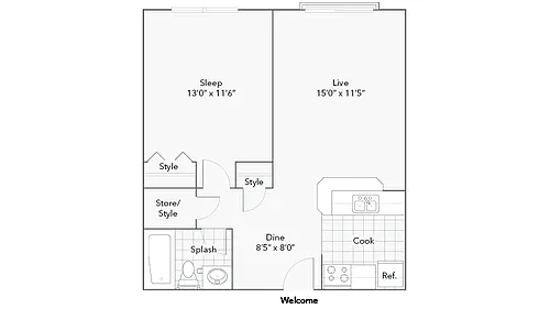 Floor plan Walden