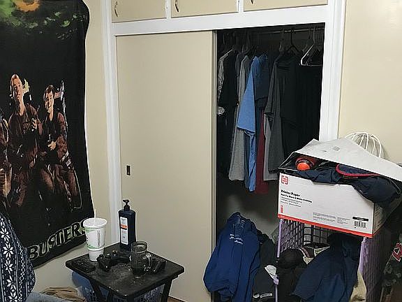 Master bedroom closet 