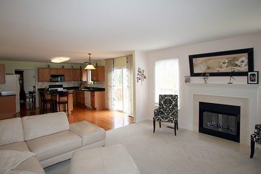 Family Room & Kitchen Beyond