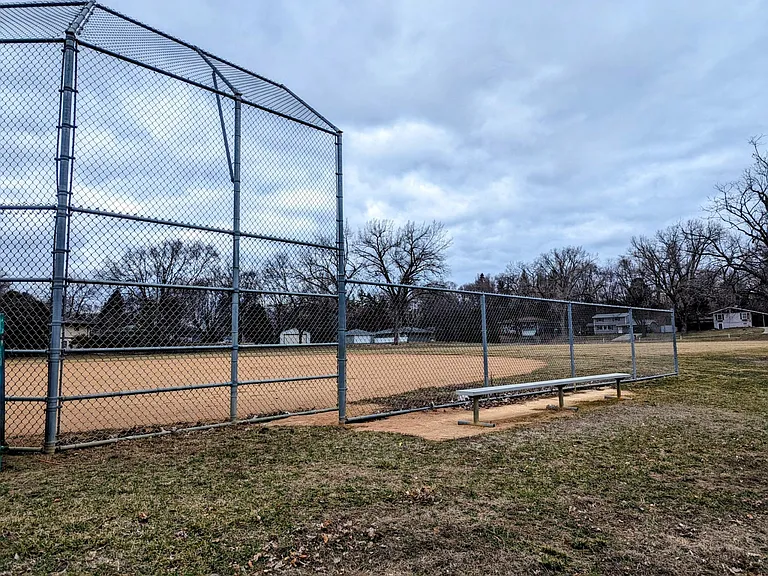 Baseball field at a nearby park
