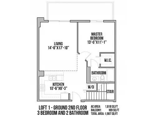 Floor plan Loft 1