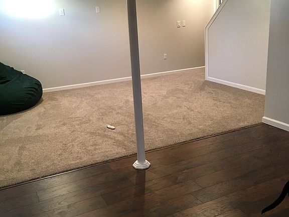 Finished the basement 