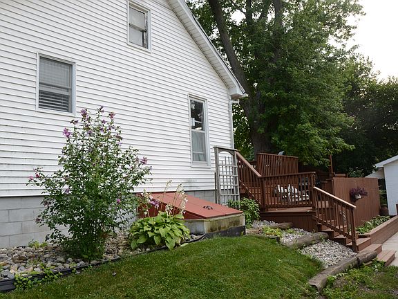 Driveway side of home