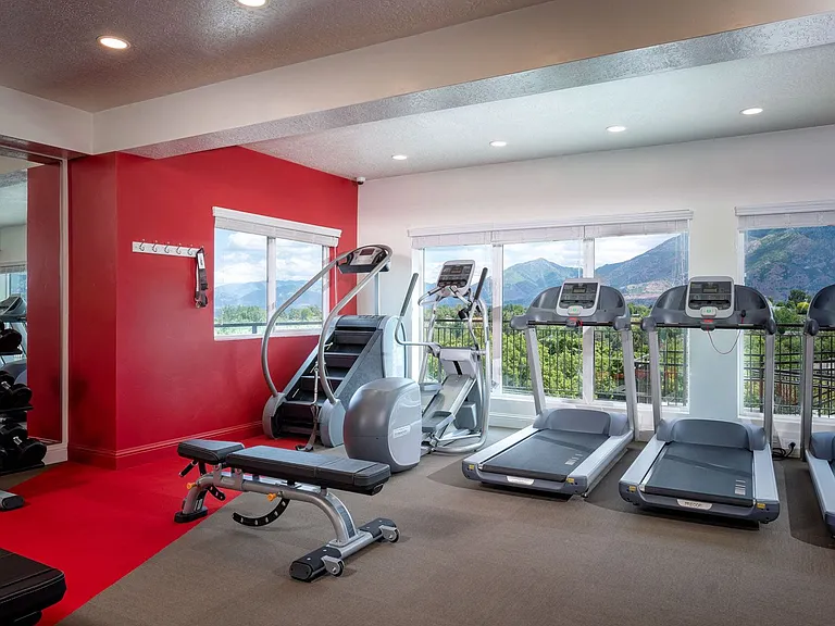 Enjoy working out with gorgeous views