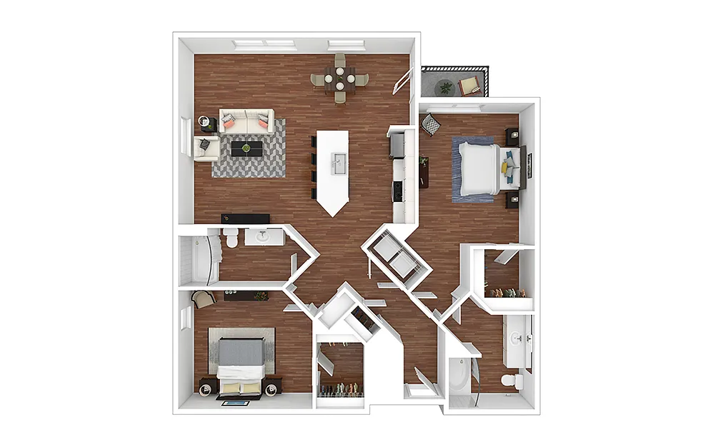 Floor plan Sable - Renovated
