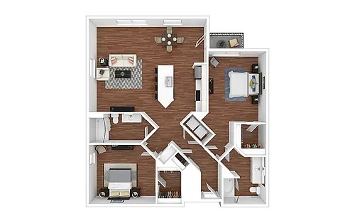 Floor plan Sable - Renovated