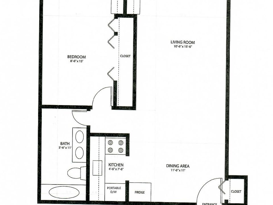 Packard 1 bedroom new