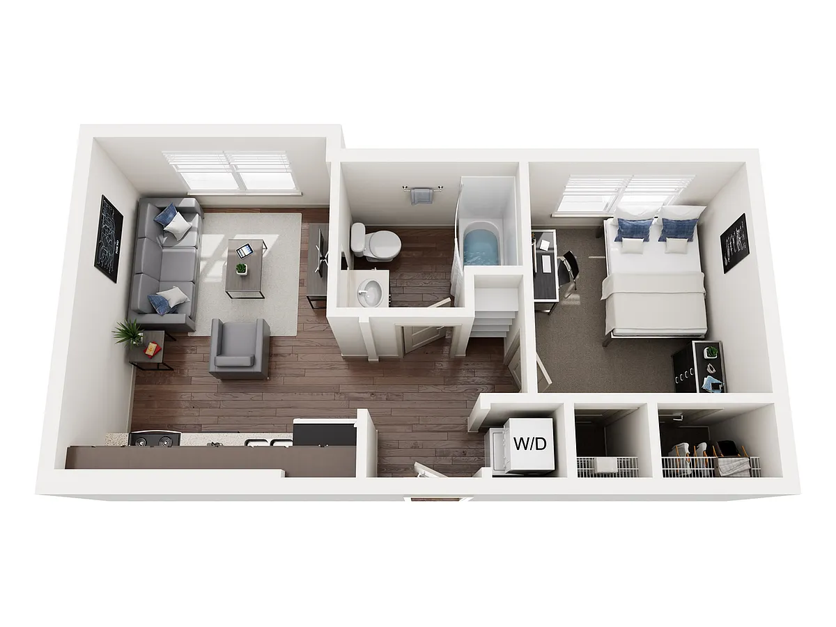 Floor plan 1B