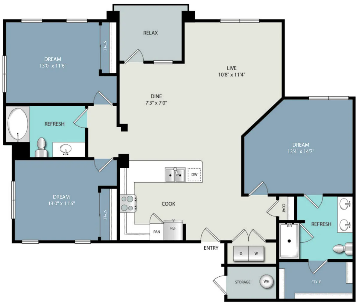 Floor plan C2A